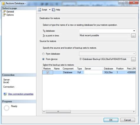 Image result for SQL Server Restore Database