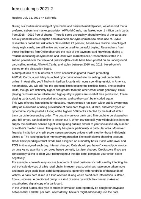 Free Cc Dumps 的图像结果