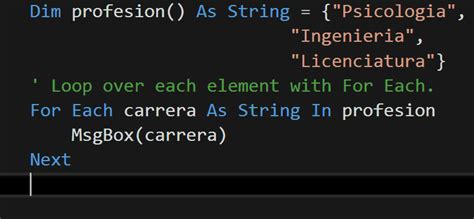 For Each Visual Basic 的图像结果