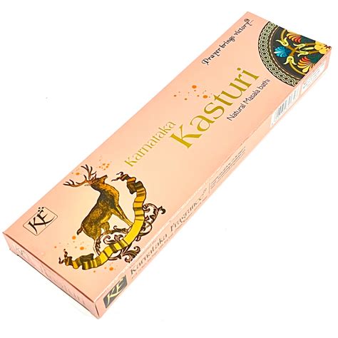 Karnataka Fragrance KASTURI Natural Masala Bathi Incense Sticks (50 gm ...