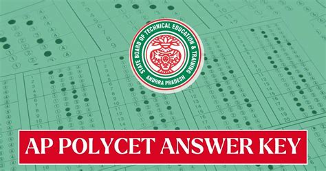 AP POLYCET 2024 Answer Key Download PDF [Released] | APTEACHERS Website