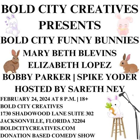 Bold City Funny Bunnies, 1730 Shadowood Ln Suite 302, Jacksonville, FL ...