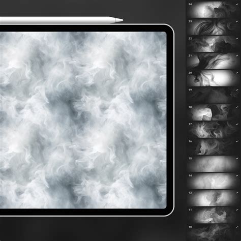 ArtStation - 80 Procreate Smoke Textures | Realistic Smoke Procreate ...
