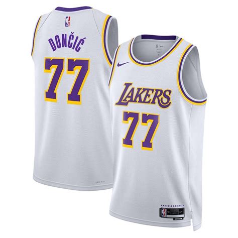NBA Los Angeles Lakers Nike Association Edition Swingman Jersey - White ...
