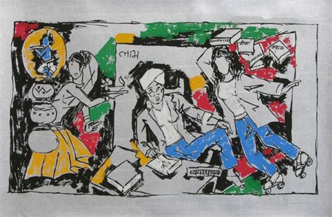 MF Husain Serigraphs Online | Buy Art of MF Husain at ArtZolo | ArtZolo.com