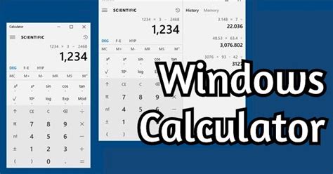 Using Windows Calculator 的图像结果