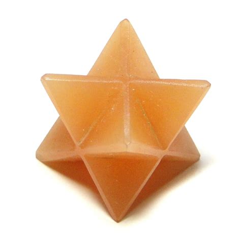 Nature's Crest Orange Aventurine 8 Point Merkaba Star 1 Pc Natural for ...