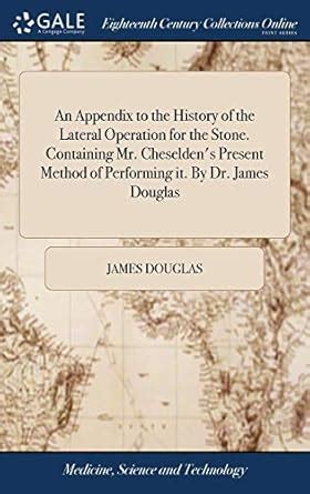 An Appendix to the History of the Latera : Douglas, James: Amazon.in: Books