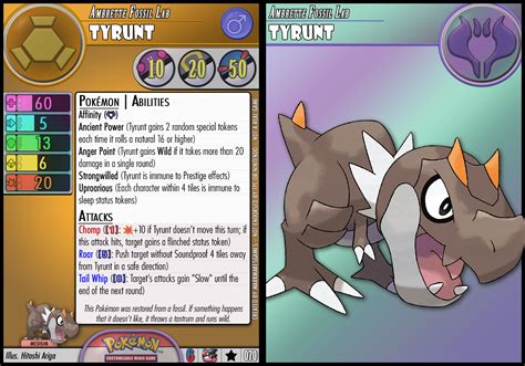 Tyrunt Evolution Chart