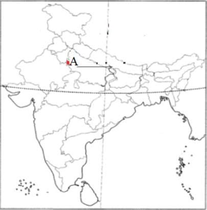 On the political map, A is marked as a metropolitan city characterized ...