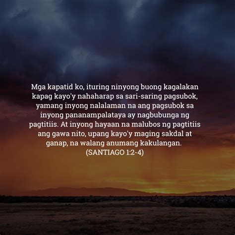 Santiago 1:2-4 - Jesus is my Lord and Savior