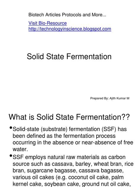 Semi Solid State Fermentation 的图像结果