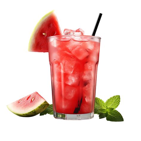 Glass of watermelon juice. Perfect For Drink Catalog. ai generated ...