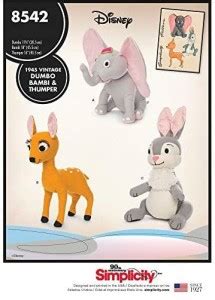 CSS Simplicity Vintage Vintage Disney DumboThumperand Bambi Stuffed Toy ...