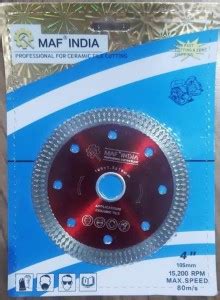 maf Fast Cutting And Zero Chipping Ceramic Tile cutting Blade 110mm ...