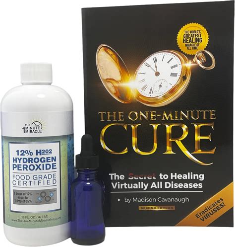 Amazon.com: The One Minute Cure Book and 12% Hydroge Peroxide Medical ...