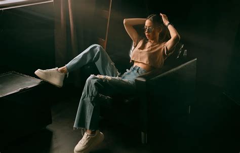 Wallpaper girl, young, beautiful, jeans, cute, sunglasses, tank top for ...