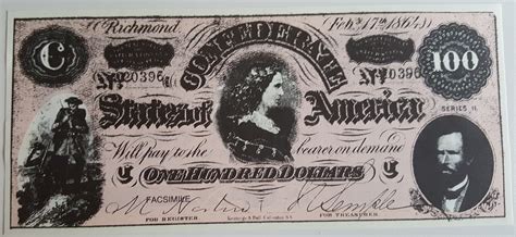 Replica - 100 Dollars (Confederate States) - Confederate States – Numista