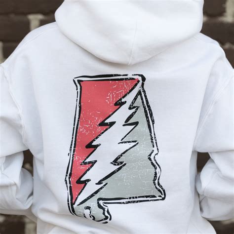 Crimson and Grey Grateful State Hoodie – JNJ Apparel Store