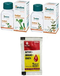 HIMALAYA Bone & Joint Wellness Combo (Hadjod & Shallaki) Tablets Pack ...