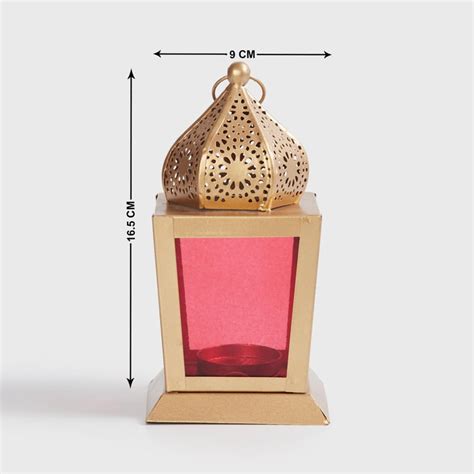 Buy Corsica Mystic India Metal Moroccan Lantern from Corsica by Home ...