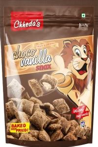 Chheda's Choco Vanila Snax | Crispy & Creamy | Vanilla Filling | Ready ...