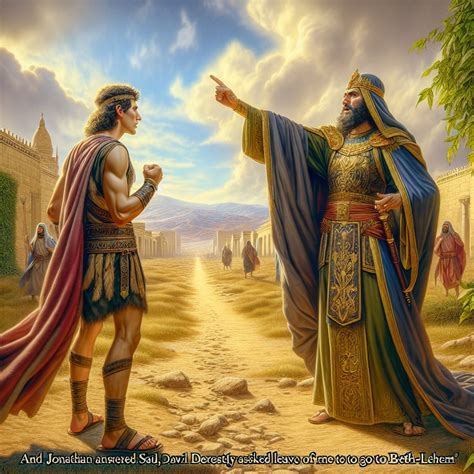 1 Samuel 20:28 Artwork | Bible Art