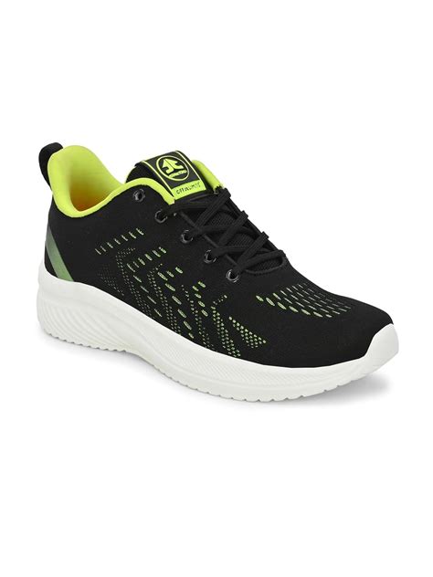 Buy OFF LIMITS Men Dakota Running Shoes, Black/Lime Green, 6 UK at ...