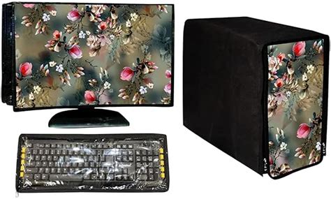 Wacky Computer Cover 3 in 1 DustProof Printed Combo for 21 Inch Desktop ...