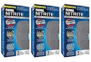 Fluval 9 Pack of Nitrate Remover Pads for 106/107 & 206/207 Aquarium ...