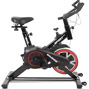 SPARNOD FITNESS SSB-08 Spin Bike Exercise Cycle For Home Gym With 8kg ...