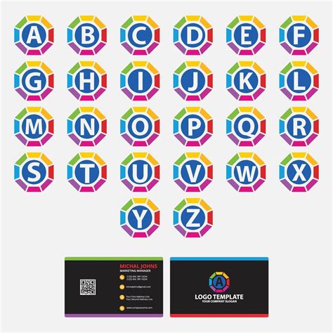 alphabets LETTER LOGO DESIGN TEMPLATE 2158689 Vector Art at Vecteezy
