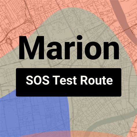 Marion, Illinois SOS Driving Test Routes - DriveTestRoutes.com