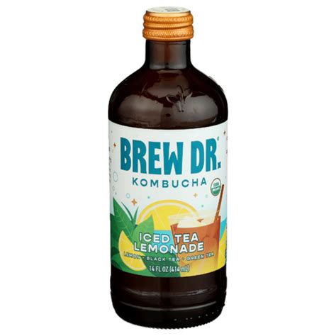 Brew Dr. Kombucha Iced Tea Lemonade (14 oz) Delivery or Pickup Near Me ...