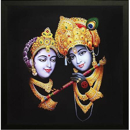 SAF 'Ganesha' Framed Painting (Wood, 12 inch x 12 inch,1089) SANFO1089 ...