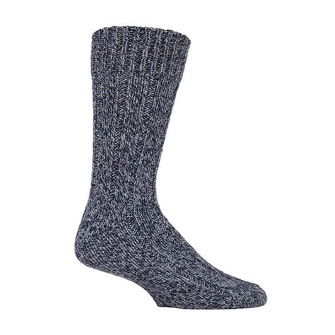 Mens Thick Heavy Kntted Wool Hiking Socks for Walking & Trekking ...