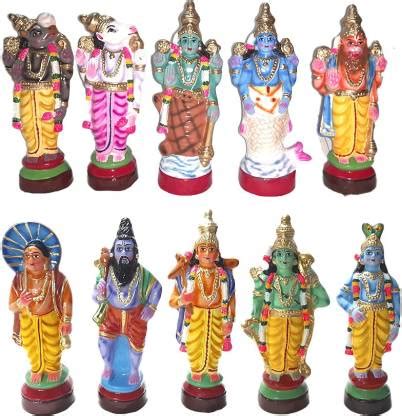 MS Naga Dasavatar - 10 Avatar of Lord vishnu - Navaratri Golu Doll ...