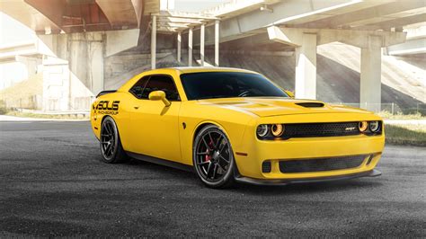 Velgen Yellow Dodge SRT Hellcat 5K Wallpaper - HD Car Wallpapers #9483