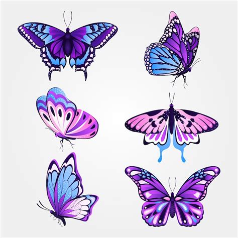 Borboletas lilas png Imagens – Download Grátis no Freepik