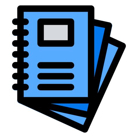 Notebooks - Free education icons