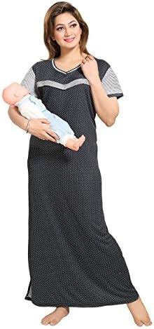Buy TUCUTE Women's Dotted Print (Black) Feeding/Maternity/Nursing ...
