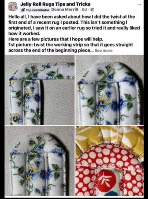 Pin by Jean Oblinsky on Rug | Jelly roll quilt patterns, Rag rug diy ...