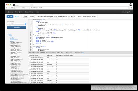 SqlPad —— 基于 Node 的在线 SQL 查询工具-阿里云开发者社区