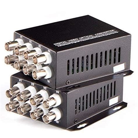 RAMEX 8-Channel Digital BNC to Fiber Optic Converter - 960p Resolution ...