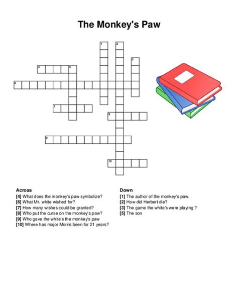The Monkey's Paw Crossword Puzzle