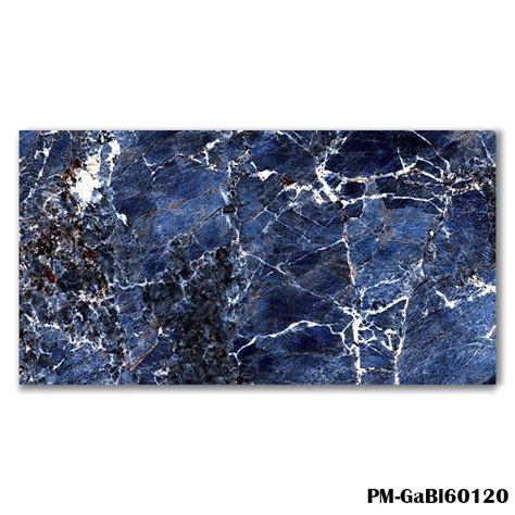 PM-GaBl60120 Blue Marble Effect Tile 60x120cm - Blackburn Tile Centre