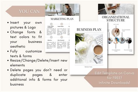 Business Plan Template Editable 的图像结果