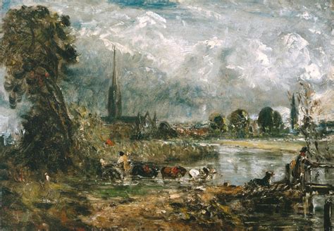 “Salisbury Cathedral from the Meadows” by John Constable (1776–1837)