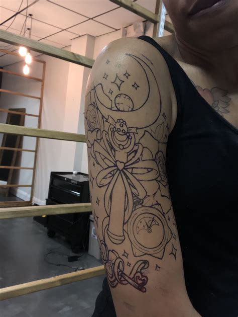 Sailor moon wand tattoo – Artofit