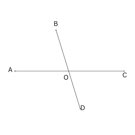 Line ac intersects line bd at point o. line a c intersects line b d at ...